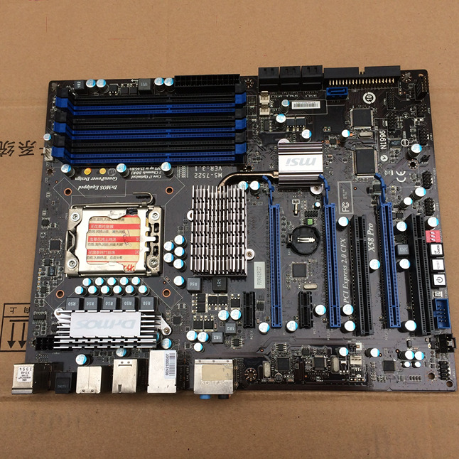 MSI X58 Pro-E MS-7522 v3.1 Motherboard Intel LGA 1366 DDR3